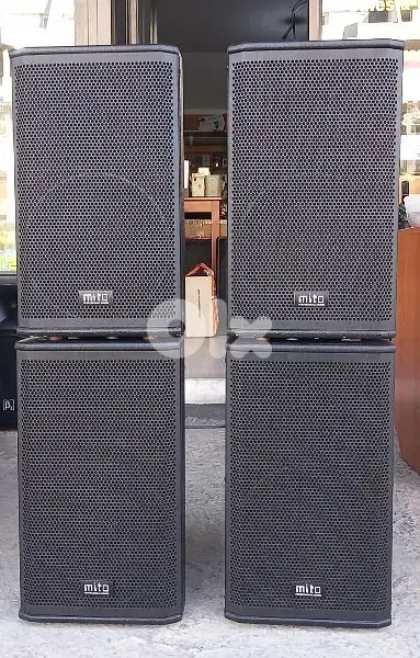 4 speaker 10 inch passive (500w 1) brand mito