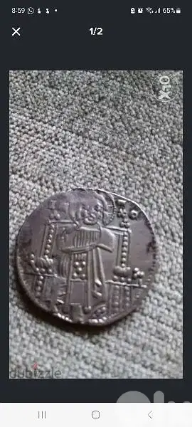 Jesus Christ Cruader King of Kings Silver Venitian coin year 12665