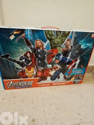 Avengers super puzzle toy set 4 in 1