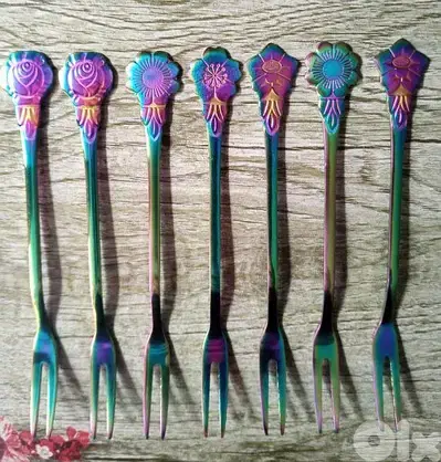 multicolor stainless steel forks multicolor stainless steel forks