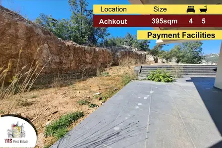 Achkout 395m2 | 375m2 Terrace/Garden | Open View | Brand New | DA