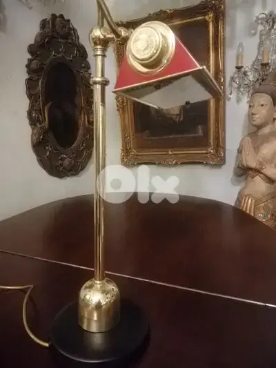vintage desk lamp copper italy original
