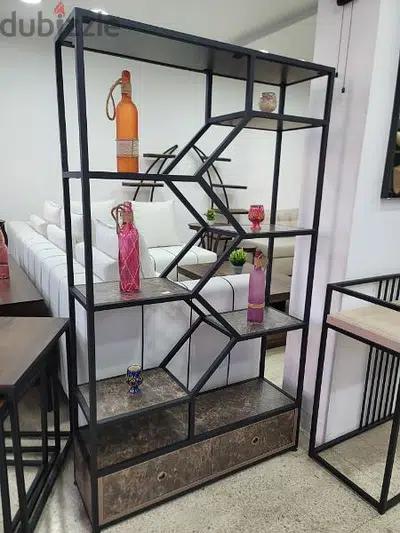 Iron shelves