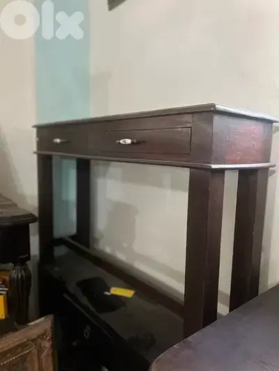 solid wood console