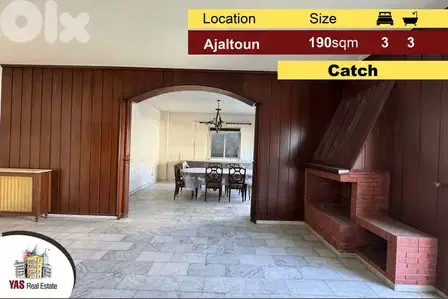 Ajaltoun 190m2 | Super Prime Location | Mint Condition | View | Catch Ajaltoun 190m2 | Super Prime Location | Mint Condition | View | Catch