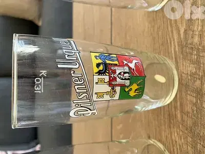 Vintage PILSNER URQUELL Beer Glasses