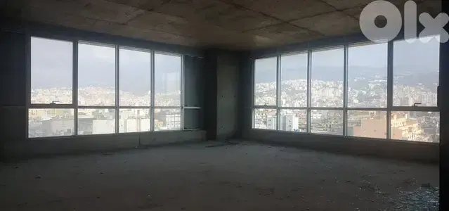 L08950 - Core & shell Office For Sale in Sin El Fil with great View