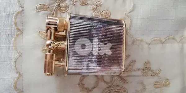 antique  retro  cigars lighter heavy gold plated