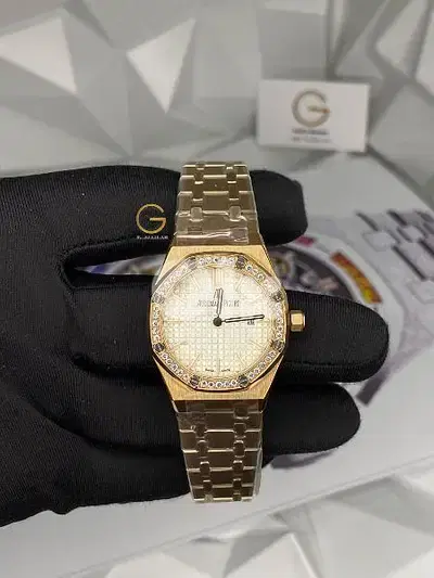 Audemars Piguet Full Rosegold Stone Bezel