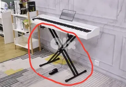 Stand piano or keybaord or Dj set  7 levels double X security lock