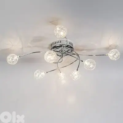 EGLO Ceiling lamp 8 soap chrome