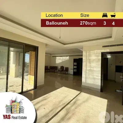 Ballouneh 270m2 | 200m2 Garden | Ultra Prime Location | AC | Ballouneh 270m2 | 200m2 Garden | Ultra Prime Location | AC |