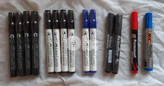 Marker permanent and whiteboard