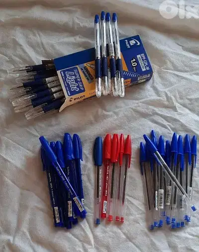 Pens bic, pilot, and supra
