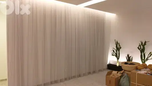 برادي أقمشة وستائر رول سان سكرين وديو بلاك أوت