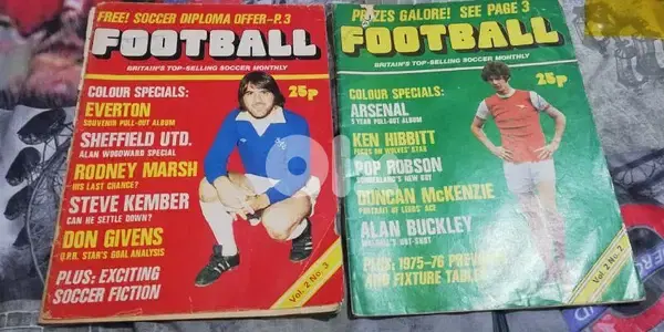 very old football  magazine from England