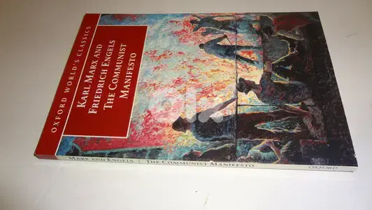 Karl Marx and Friedrich Engels "The communist manifesto" book