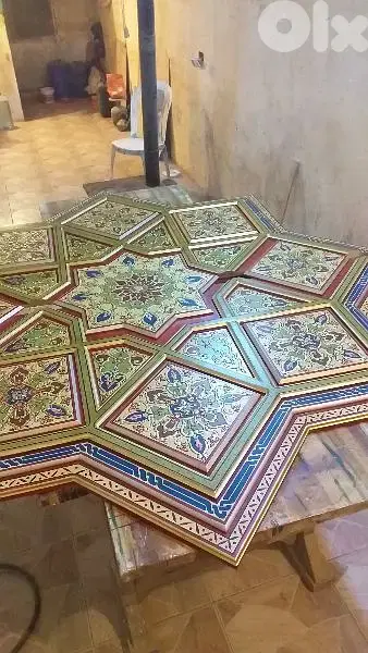 بحرات اسقف شرقية رسم دمشقية
