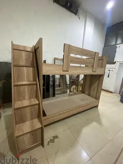 تخت طابقين متوفر بجميع الالوان والمقاسات ى