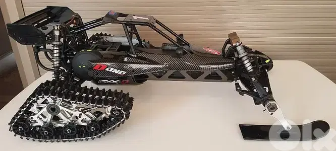 exchange on rc car,  snow crawler for baja 5b
