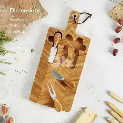 vonshef bamboo cheese board
