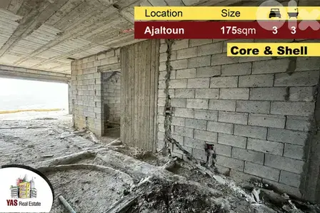 Ajaltoun 175m2 | Astonishing View | New | Prime | Core and Shell |