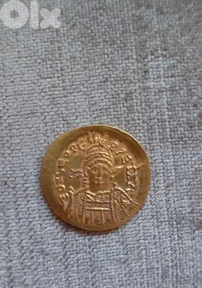 Ancient Eastern Roman Gold Coin Emperor Leo I year 457 AD weight 4.4 g