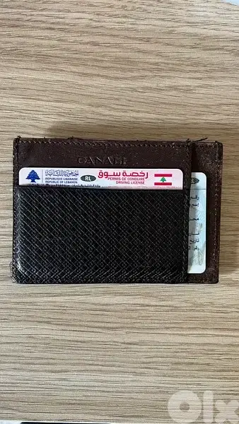 Canali card holder