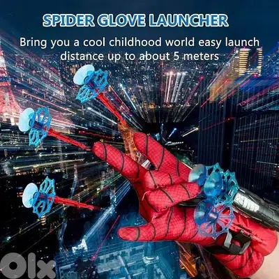 Spiderman web shooting gun