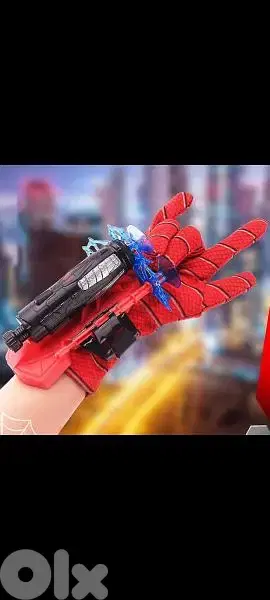 Spiderman web shooting machine
