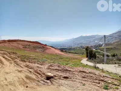 zahle ain el hajal 1200 sqm land for sale open view Ref#6047