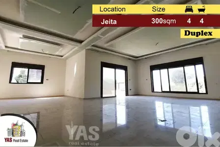 Jeita 300m2 | Duplex | Brand New | High-end | Open view |