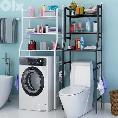 3-Tier Toilet Shelf, Washing Machine Steel Storage Rack 3-Tier Toilet Shelf, Washing Machine Steel Storage Rack
