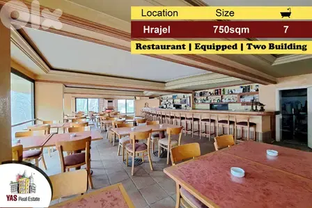Hrajel 750m2 | 1000m2 Terrace | Restaurant | Two Building | DA |
