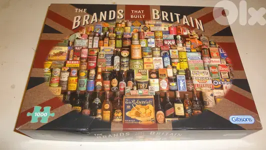 Gibsons 1000 pcs puzzle "The brands that built Britain
