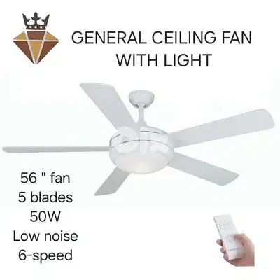 ceiling fan with led light and remote
