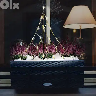decorative led light with metal stand