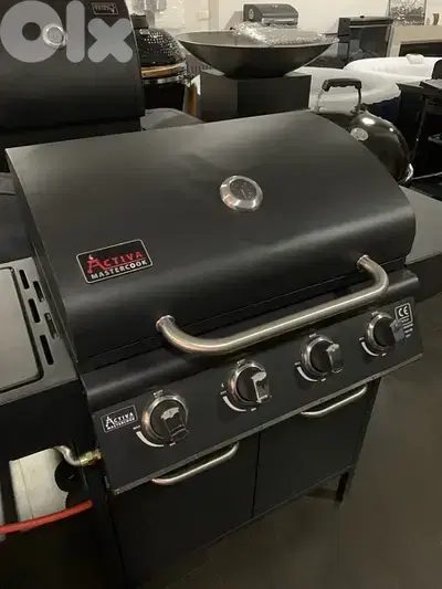 dakota barbecue grill 4+side burner
