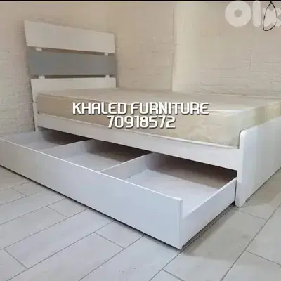 تخت مفرد أو مفرد و نص مع جارور جديد بأفضل جودة