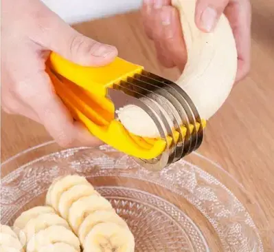 fast banana hot dog and vegetables slicer
