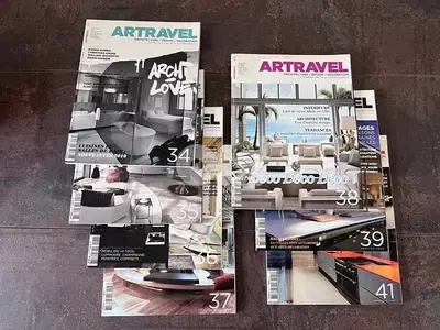 ART Travel 7 magazines year 2010-2011 interior Archi