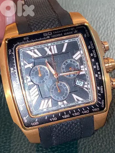 GUESS GC 35503GA Square ROSE GOLD CHRONO
