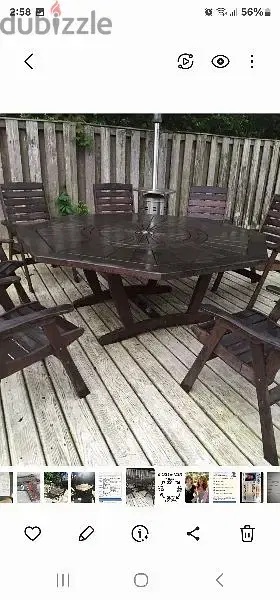 teek wood table