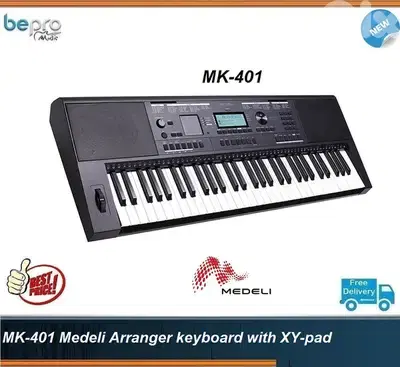 MK401 Medeli Arranger keyboard, 61 touch sensitive keys, 2 x 15 watt