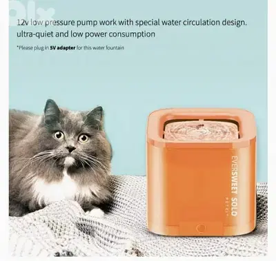 Eversweet Solo. smart pet drinking fountain/4$ delivery