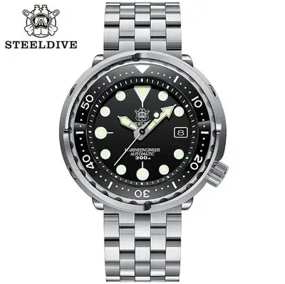 steeldive diving watches SEIKO NH35 japanese movement ساعة غطس