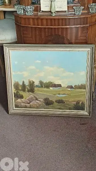 لوحة رسم زيتي اوروبية