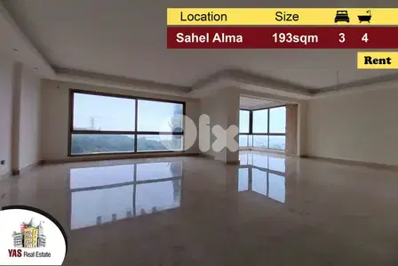 Sahel Alma 193m2 | Rent | High End | Quiet Street | IV ELO |