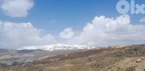 5800 SQM Land in Tarchich Overlooking the Ocean and the Mountains