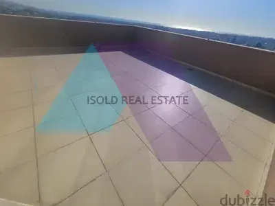 400 m2 duplex apartment+30m2 terrace+open sea view for sale in Hazmieh